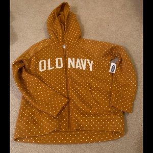 NWT girls Old Navy zip hoodie
